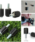 6 Pack Bike Derailleur Barrel Adjusters Replacement Shift Cable Downtube Index M5 Adjusting End Screws, Stainless Steel and Plastic