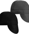 2 Pack Welding Caps For Men Washable Flame Resistant Cotton Welder Hats With Low Crown Elastic Fit Moisture Wicking Lining