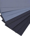 45 Piece Wet And Dry Sandpaper Set Workhorse Grit Range 120 To 5000, 9 By 3.6 Inch Sheets, waterproof sandpaper stack