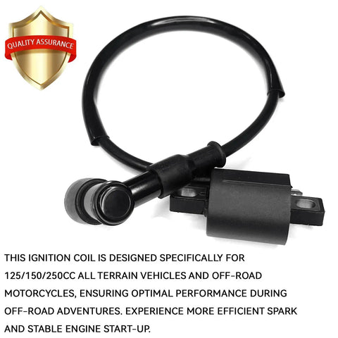 Ignition Coil Kit For 50cc To 250cc Engines For Scooters ATVs Dirt Bikes And Go Karts Spark Plug Wire Replacement