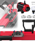 Pro Level Electric Tile Chamfering Machine With 45 Degree Angle Grinder Attachment And Water Pump Cut Like Butter adjustable plates and tools.