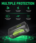 40V Lithium Battery Replacement 7500mAh with protection features for cordless tools