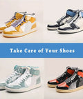 Hype Clear Shoe Shrink Wrap Bags 11X18 Inch Thick PVC Sneaker Packaging Film 100 Pack Heat Seal Wrapper with sneakers
