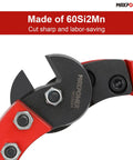 Close-up of 18 Inch Heavy Duty Steel Cable Cutter For Hard Wire Ropes, Industrial Strength Wire Rope Cutter With Sharp Chromium Molybdenum Blades