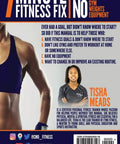7 Minute Fitness Fix Real Talk Home Workout Guide For Busy Folks with fitness trainer Tisha Meads promoting home workouts.