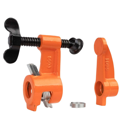 Pro Grade Deep Reach Clamp And Spreader Fixture For Three Quarters Inch Pipe With Two And A Half Inch Reach Micro Adjustable Tightness