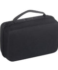 Road Warrior Microphone Case For Sm7b And Mv7 Podcast Mic, durable black nylon case with secure zipper and carrying handle.