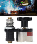 Super Cool Switchable Magnetic Grounding Clamp With Easy On Off Control For Safe Welding Tools And Quick Electronic Connections Made With Sturdy Copper Rod And Silicone Insulation Grip That No Sparks Just Steady Ground Connection Every Single Time You, showcasing the design of the clamp.