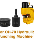 6.5mm Hydraulic Hole Punch Die For CH70 Punch Machine Pro Grade Upper 40mm Mold Lower 26mm Mold Round Die Tool Durable Black 1pc