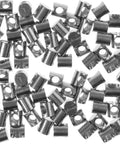 Nickel Plated Flat Head Hex Socket Frame Bolts And Furniture Screws Replacement Hardware Kit scattered view