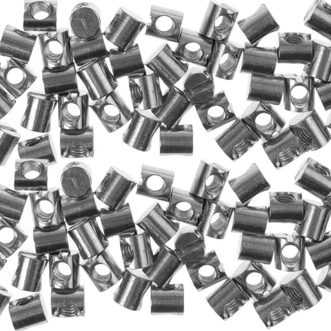 Nickel Plated Flat Head Hex Socket Frame Bolts And Furniture Screws Replacement Hardware Kit scattered view