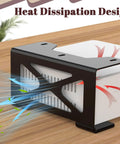 Heavy Duty Under Desk Laptop Mount To Free Up Precious Workspace And Keep Your Macbook Mini Pc Or Gaming Console Tucked Away Securely With Zero Stress Assembly For A Slick Home Office Flex with heat dissipation design.