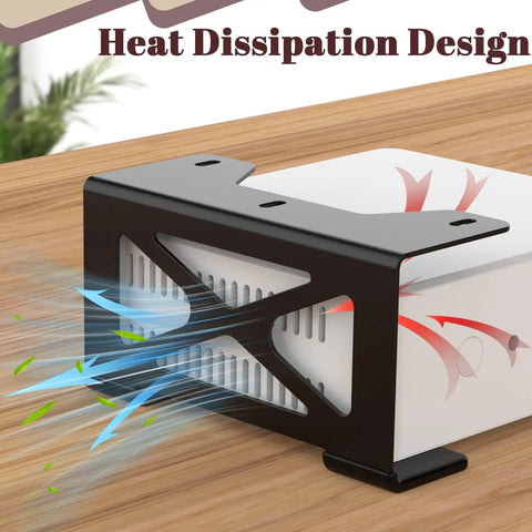 Heavy Duty Under Desk Laptop Mount To Free Up Precious Workspace And Keep Your Macbook Mini Pc Or Gaming Console Tucked Away Securely With Zero Stress Assembly For A Slick Home Office Flex with heat dissipation design.