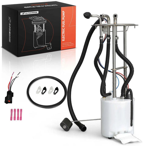 Built Tough Electric Fuel Pump Module Assembly Featuring Triple Port Layout And Slick Turbine Engineering For Ford Pickup and Sport Utility Platforms