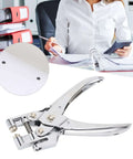 5mm Single Hole Punch For 30 Sheets A4 Paper Handheld Manual Puncher With Chrome Plated Rustproof Body and Adjustable Punch Depth
