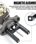 Magnetic Brake Booster Adjustment Tool With Master Cylinder For Precise Braking Distance Tuning Aluminum Push Rod