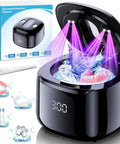 49KHz Ultrasonic Retainer Cleaner Pod With 220ML Capacity Digital Timer Deep Cleaning For Dentures