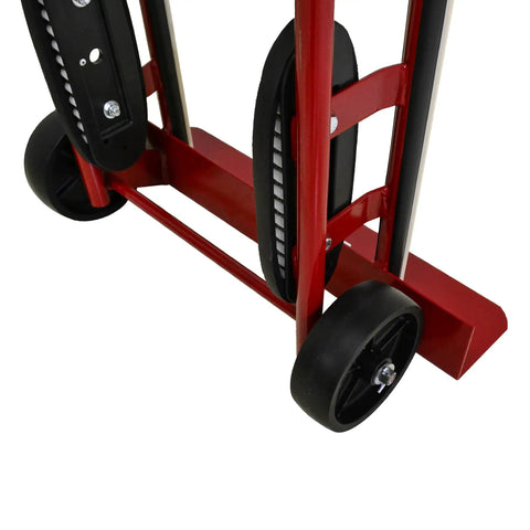 Heavy Duty Appliance Hand Truck 800 Pound Workhorse With Ratchet Strap For No Sweat Moving Flip Up Handle Plus Six Inch Solid Rubber Wheels Built Tough In Usa