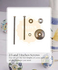 Dope Boho Ceramic Cabinet Knobs Set Of 30 Colorful Mandala Knobs With Gold Hardware and screws shown