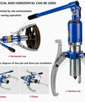 Industrial Grade Hydraulic Gear Puller 10 Ton 22000 Lbs Adjustable 2 or 3 Jaw Bearing Hub Separator Tool Kit For Auto Mechanics Who Want Rock Solid Strength In Garage Shop Skips Overpriced Brands For Getting Work Done Properly, hydraulic 2-3 jaw steel puller
