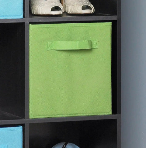 Cubeicals Fabric Drawer Green Fits Cubeicals Organizer Storage Bin Eleven Inch High By Ten And A Quarter Inch Wide By Ten And A Quarter Inch Deep