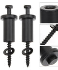 4 Sets Sliding Barn Door Track Spacers Carbon Steel Wall Mount Hardware Repair Kit With Lag Bolts Heavy Duty Adjustable Connectors close-up