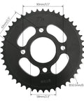 428 Chain 46 Tooth Rear Sprocket 58mm ID With 4 Bolts For ATV Quad Mini Bike Go Kart