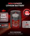 2 Pack Universal Garage Door Opener Remote With 5 Year Warranty high-capacity lithium battery, FCC certified