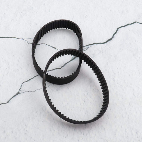 Two Pack HTD201 3M Rubber Planer Drive Belt Featuring 67 Teeth Closed Loop Design compatible with SKIL 1500 Series.