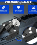 Beefy Battery Terminal And Wiper Arm Puller Kit 6-28 Mm Pro Grade Heavy Duty Bearing Remover Tool close-up on windshield