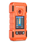 Close-up of the 6-in-1 Stud Finder Wall Scanner, Electronic Wall Detector showing display and buttons.