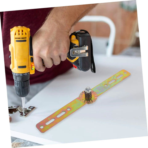 Person installing Adjustable Angle Sofa Hinge Heavy Duty Mounting Bracket For Bed Cupboard And Recliner Multipurpose Iron Construction Secure Connection Precision Engineering Sturdy Design For Everyday Furniture By GLSTOY.