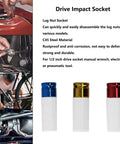 Grab This Sweet 3PC Wheel Lug Nut Socket Set With Thin Walls For 17mm 19mm And 21mm Rims Made From Tough Heat Treated Steel That Protects Your Polished Wheels While Chipping Loose Nuts Like A Boss. 3-piece C45 steel impact lug nut sockets in 17mm, 19mm and 21mm sizes for wheel removal