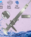Pro Grade Non Digital Vernier Caliper For Inside Outside And Depth Measurements, Stainless Steel Body With Dual Metric And Imperial Scales