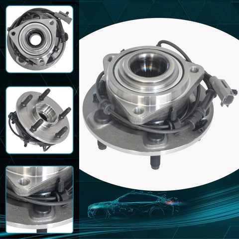 Front Wheel Hub And Bearing Assembly 513234 Two Pack For Jeep Commander 2006 To 2010 And Grand Cherokee 2005 To 2010 With ABS 5 Lug