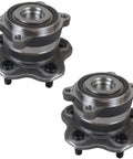 Pair of rear wheel hub bearing assemblies 512388, 5-lug, OEM-grade, fits 2007-2018 Nissan Altima, 2009-2019 Maxima, close-up view