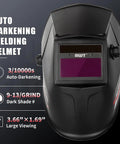 Auto darkening welding helmet included in 140Amp MIG Welder Flux Core Gasless 3 In 1 MMA Stick Lift TIG Welding Machine 110V Synergy IGBT Inverter Portable Welder