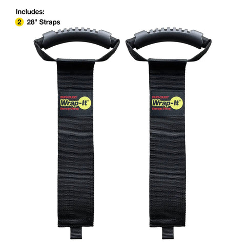 Heavy-Duty 28 Inch Storage Straps Set 2-Pack No-Fuss Hook And Loop Cord Carrier Hanger And Handle for cable organization