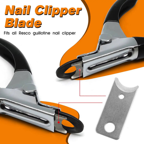 Replacement Guillotine Nail Trimmer Blades For Dog Nails 6 Pack No Fuss DIY Grooming Sharp Durable Clip Blades with clipper