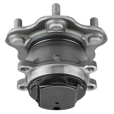 Drop-In Ready To Roll 4-Piece Front And Rear Wheel Bearing Hubs Assembly Kit For Nissan Rogue, single hub view.