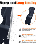 Close-up view of 2 Pack 138971 High Lift Mower Blades 5 Point Star For Craftsman 42 Inch Riding Mower LT1000 LT2000 And Husqvarna