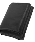 Black folded Tough as Nails Forklift Cover 210D Oxford Fabric Universal Fit Up To 8000 lbs Breathable With Zip For Easy Access All Weather Outdoor
