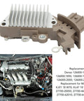 Heavy Duty Alternator Rebuild Bearing Kit For Toyota Vibe And Corolla Equipped With 1zzfe Motor close-up view
