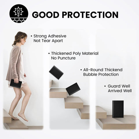 4x8 Black Bubble Mailers 260 Pack Self Seal Padded Envelopes with strong adhesive and thickened protection.