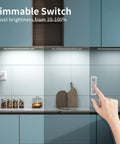 Brighten Your Kitchen With Dimmable Under Cabinet Lighting Kit, 6 Pack 12 Inch Linkable LED Light Bars, installed under cabinet