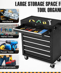 7 Drawer Metal Rolling Tool Chest On Wheels With Locking System Heavy Duty Tool Storage Cabinet for Garage Workshop