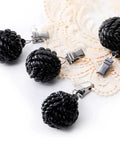 Six Pack Black Tablecloth Weights With Resin Round Ball Hangers And Metal Clips Heavy Duty Cloth Clips For Outdoor Parties Picnics And Family Dinners Keeps Table Covers In Place Against Wind