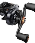 Vertix LP Baitcasting Reel Pro Grade Performance With 7 Plus 1 Ball Bearings, 20 Lb Carbon Fiber Drag, Right Hand, Dark Gray