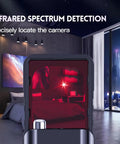 Hidden Camera Detector With Anti Spy RF Signal Scanner And Lens Finder Portable One Hand Operation 5 Level Sensitivity Bug Detector in bedroom