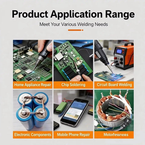 Product application range for Easy Apply Solder Paste Rosin Flux 100g Lead Free PCB Solder Paste With Enhanced Bonding Strength